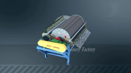 Separatore magnetico a secco a tamburo di vendita calda per macchine con materiali in polvere, minerale di tantalite