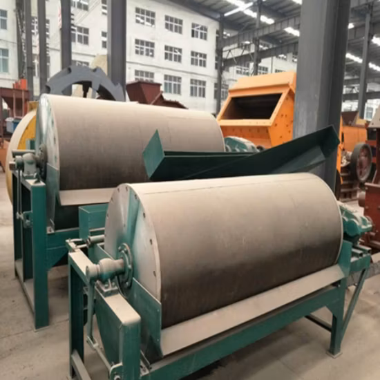 Macchina magnetica bagnata a bassa intensità, macchina separatore magnetico bagnato a tamburo